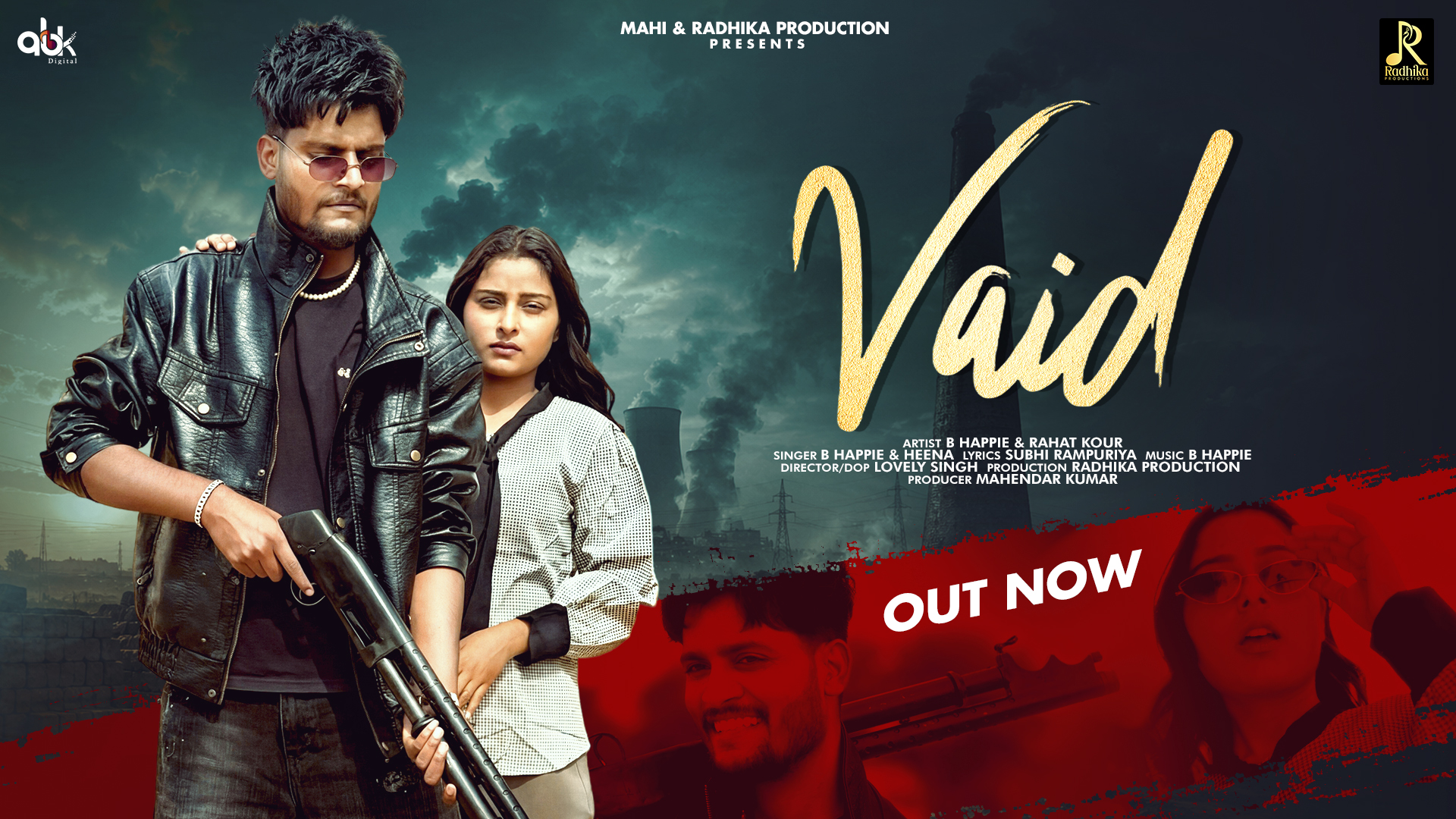 B Happie and Heena Return With Story-Based Song “Vaid”, Creating Buzz Before Release